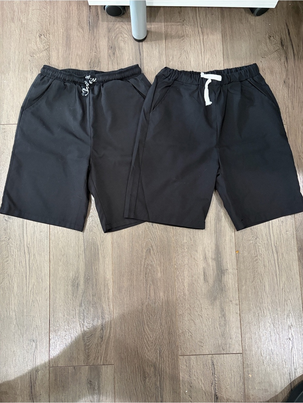 2 SHEIN Boys Black Shorts Size 10Y Like New